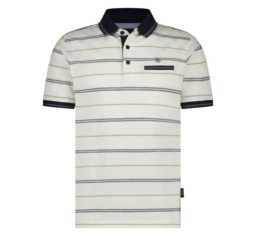 Polo Stripe White (41.3624 - 104)