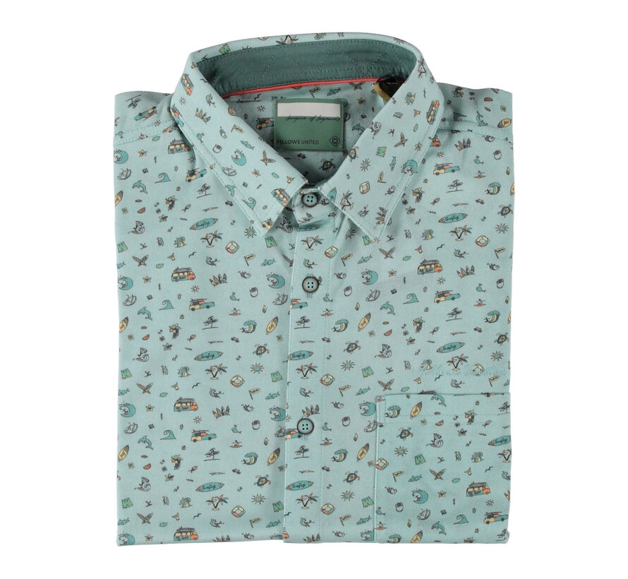 Doorknoop Polo Buttons Sea Print (41.3615 - 175)