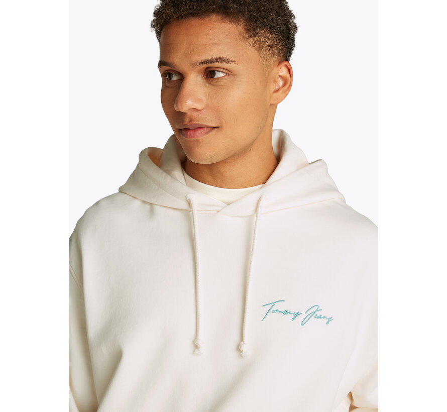 TJM BEACH CLUB GRAPHIC HOODIE ANCIENT WHITE (DM0DM21373 - YBH)