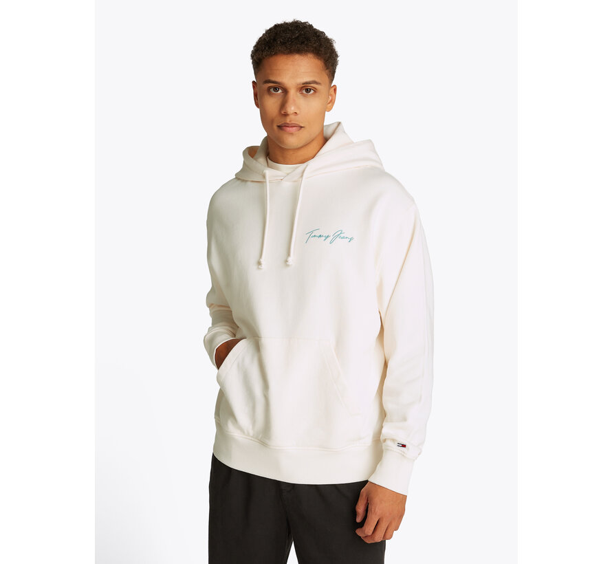 TJM BEACH CLUB GRAPHIC HOODIE ANCIENT WHITE (DM0DM21373 - YBH)