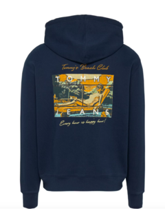 Tommy Hilfiger TJM BEACH CLUB GRAPHIC HOODIE DARK NIGHT NAVY (DM0DM21373 - C1G)