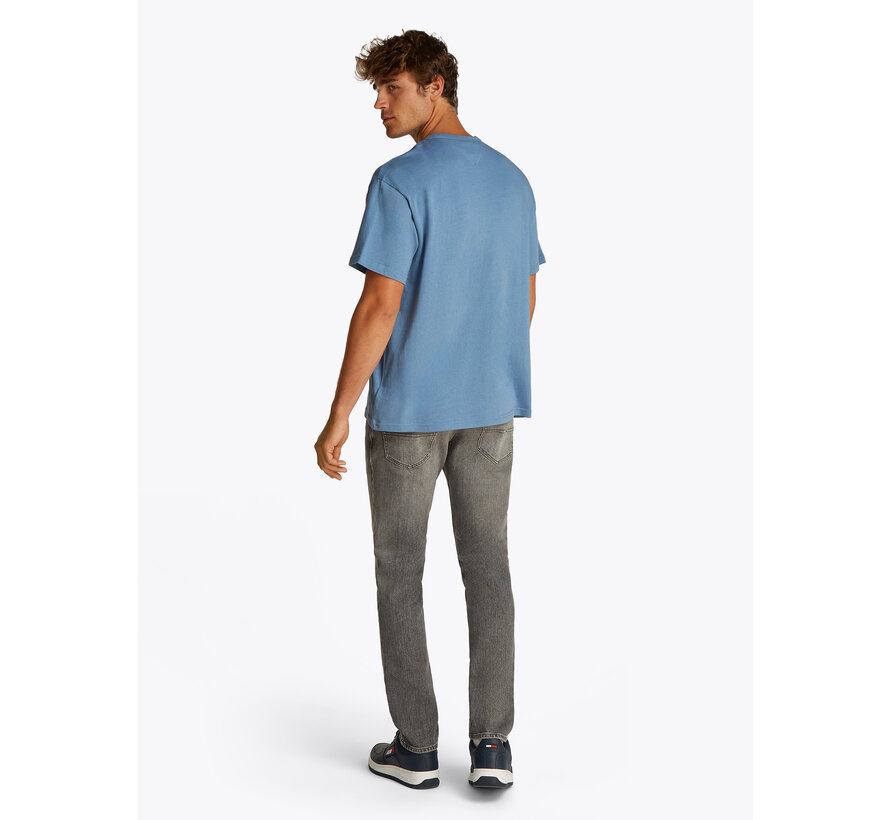 TJM RLX LINEAR LOGO TEE EXT COLORADO BLUE (DM0DM21110 - DY6)