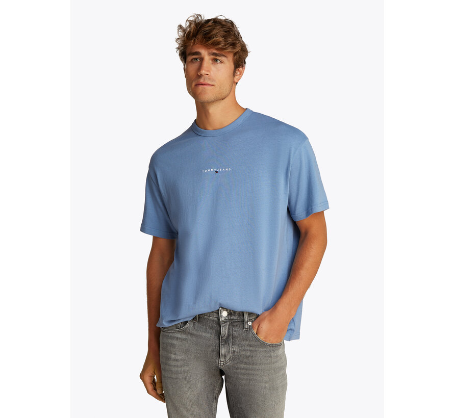 TJM RLX LINEAR LOGO TEE EXT COLORADO BLUE (DM0DM21110 - DY6)