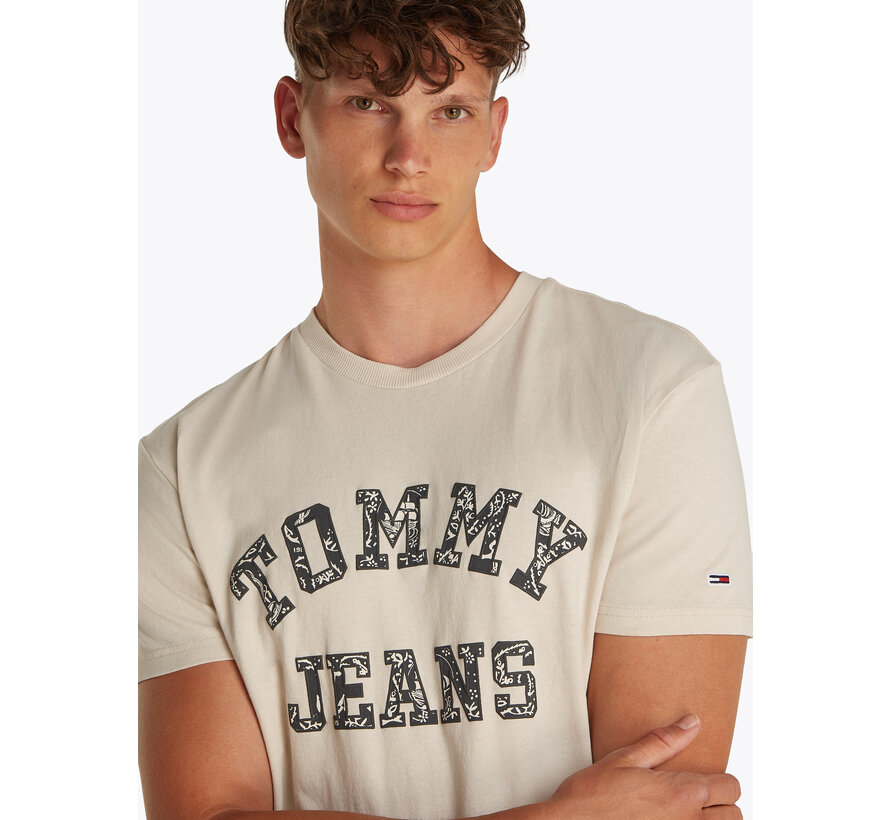 TJM REG PAISLEY COLLEGE TEE EXT NEWSPRINT (DM0DM20773 - ACG)