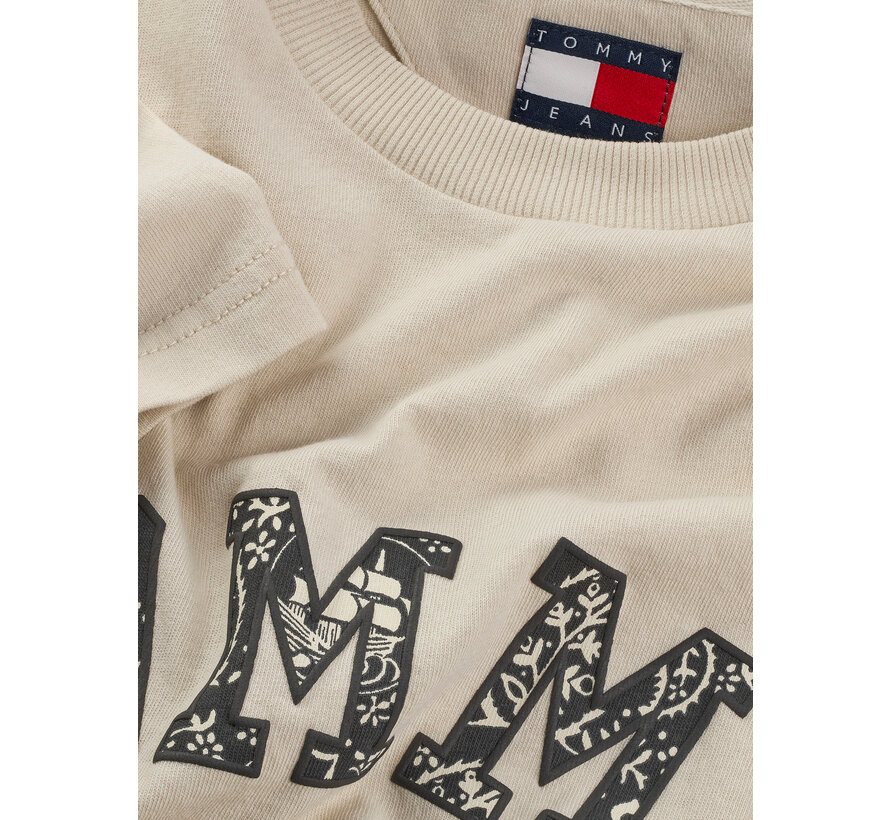 TJM REG PAISLEY COLLEGE TEE EXT NEWSPRINT (DM0DM20773 - ACG)