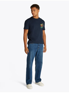 Tommy Hilfiger TJM REG TWISTED SIGNTR TEE EXT DARK NIGHT NAVY (DM0DM20771 - C1G)