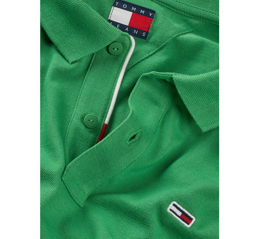TJM SLIM PLACKET POLO EXT COASTAL GREEN (DM0DM20676 - LY3)
