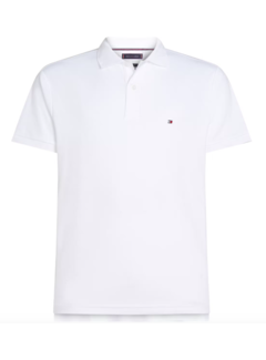 Tommy Hilfiger LIQUID COTTON ESSENTIAL REGULAR FIT POLO WHITE (MW0MW35585 - YBR)