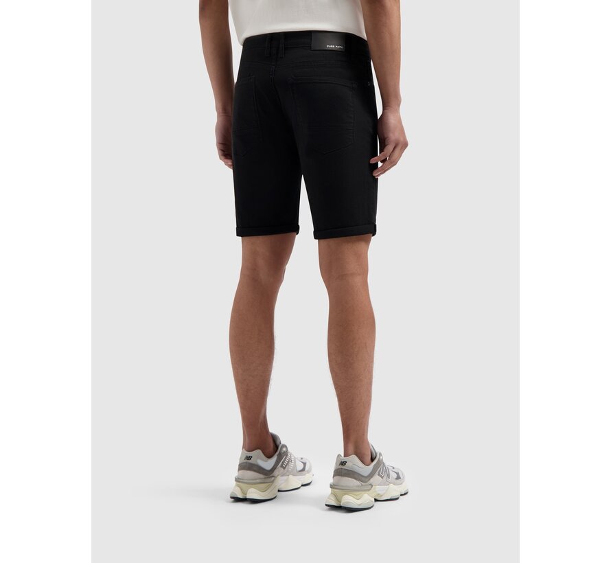 Pure Path The Steve Skinny Fit Shorts Black (W1279 - 02)