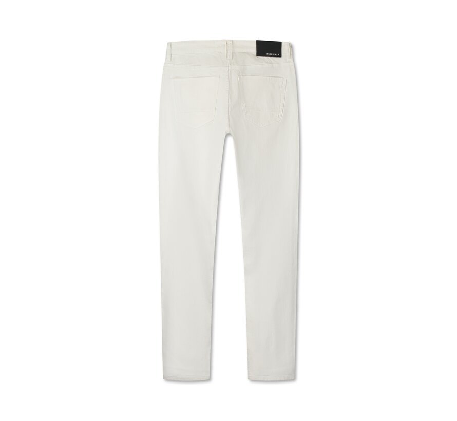 The Ryan Slim Fit Jeans Off White (W1488 - 45)