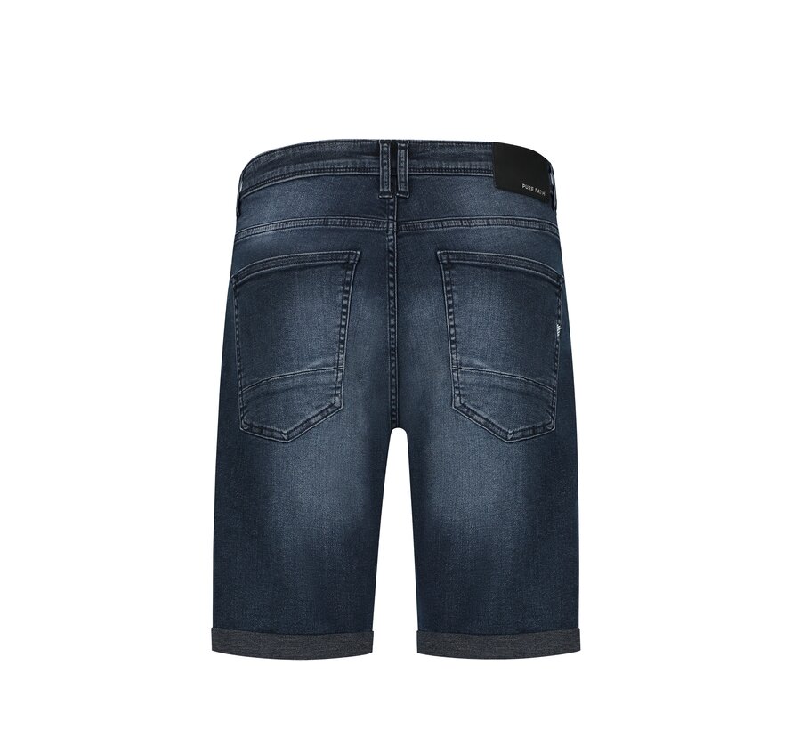 The Miles Slim Fit Short Denim Dark Grey (W9141 - 87)