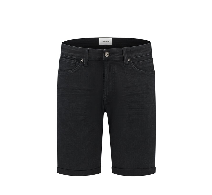 The Miles Slim fit shorts Denim Dark Grey (W9145 - 87)