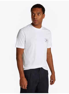 Tommy Hilfiger HILFIGER STACK TEE WHITE (MW0MW38622 - YBR)