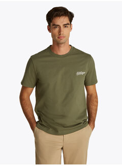 Tommy Hilfiger HILFIGER SUMMER PHOTO TEE BATTLE GREEN (MW0MW38643 - PLI)