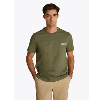 Tommy Hilfiger HILFIGER SUMMER PHOTO TEE BATTLE GREEN (MW0MW38643 - PLI)