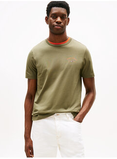 Tommy Hilfiger HILFIGER HOTEL TEE BATTLE GREEN (MW0MW39352 - PLI)