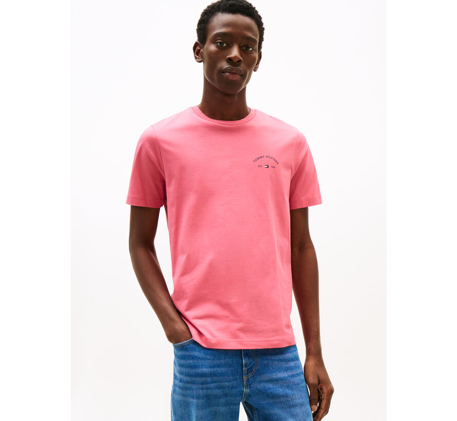 HILFIGER HOTEL TEE VINTAGE ROSY (MW0MW39352 - THU)