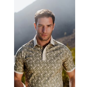 Tresanti EVERANE Short sleeve polo with leaves Green (TRPOJA039 - 900)