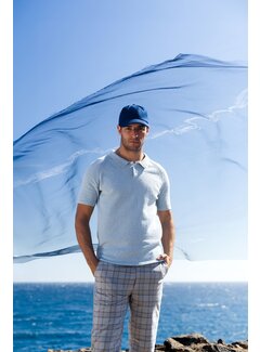 Tresanti ERNES Terry knit polo Sky blue (TRKWJA120 - 801)