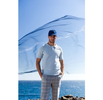 Tresanti ERNES Terry knit polo Sky blue (TRKWJA120 - 801)