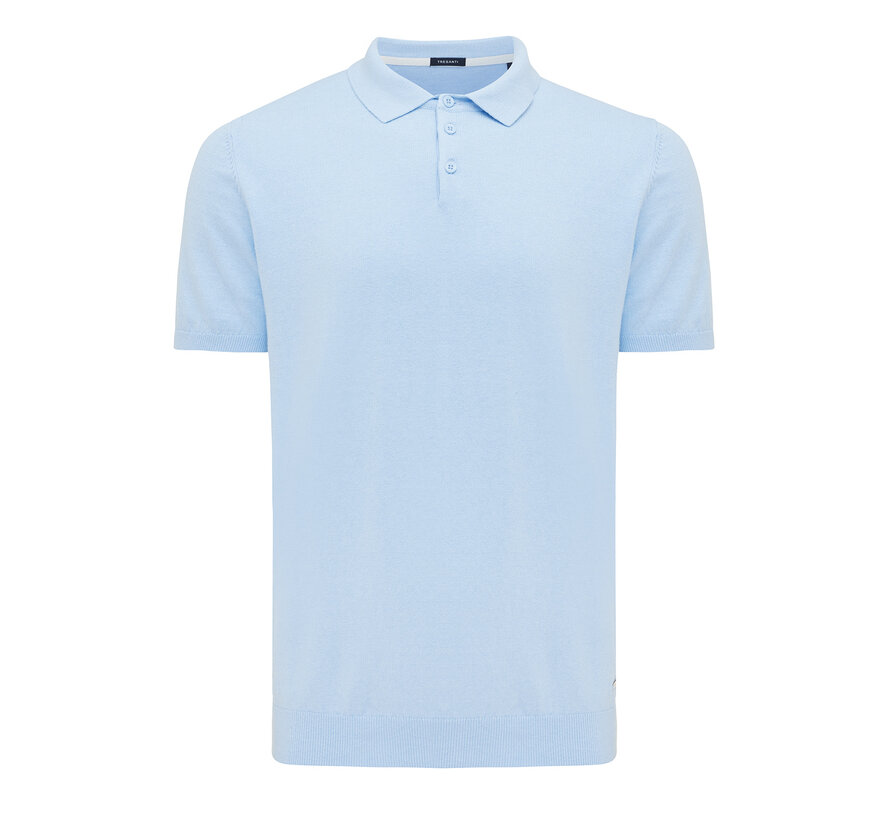 TREVOR | Short sleeve polo Sky blue (TRKWJA003 - 801)