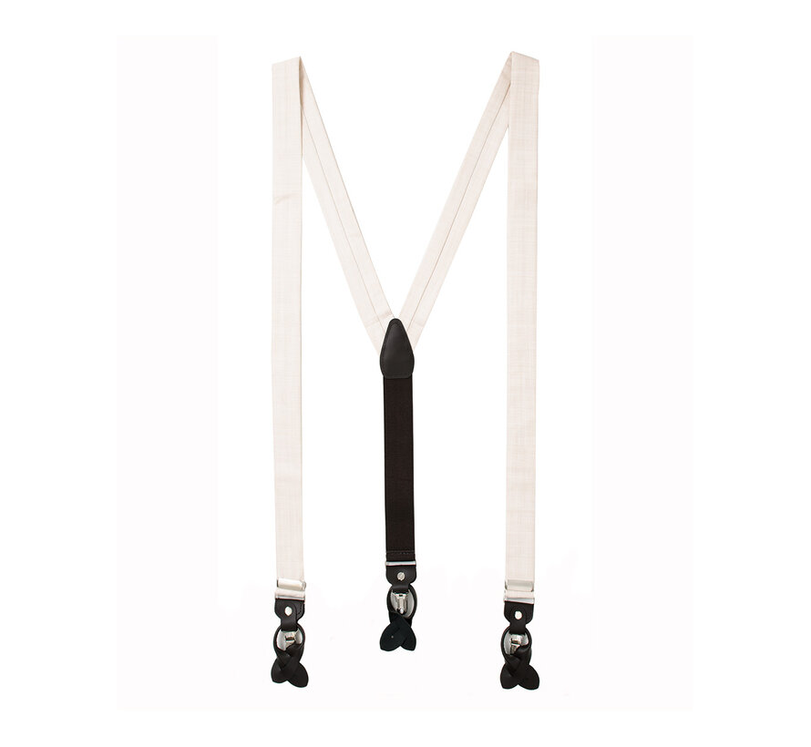 ESON | Linen look braces Off-white (TRBRJA053 - 105)