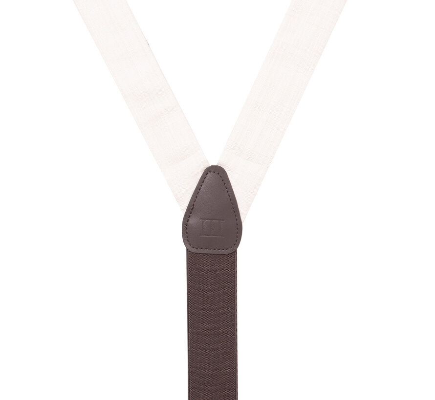 ELANO | Twill braces Off-white (TRBRJA050 - 105)
