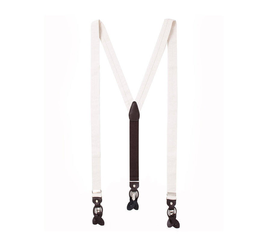 ELANO | Twill braces Off-white (TRBRJA050 - 105)
