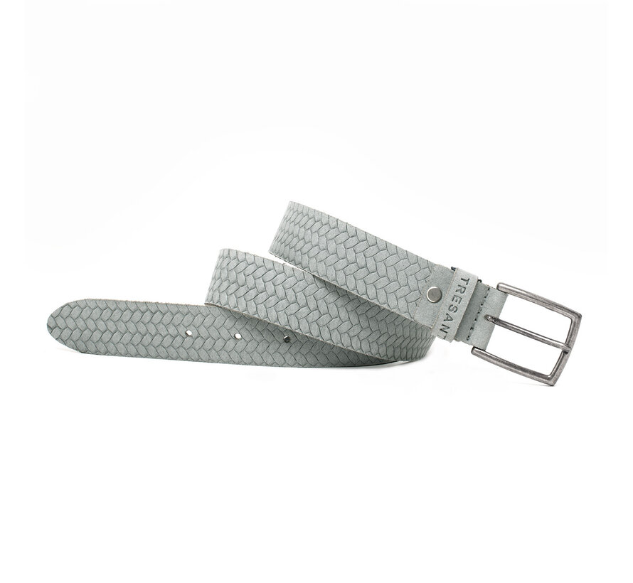EMILANO | Nubuck belt Concrete grey (TRBEJA057 - 206)