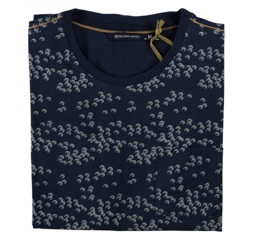 T-Shirt Crew Neck Ball Navy (21.3101 - 110)