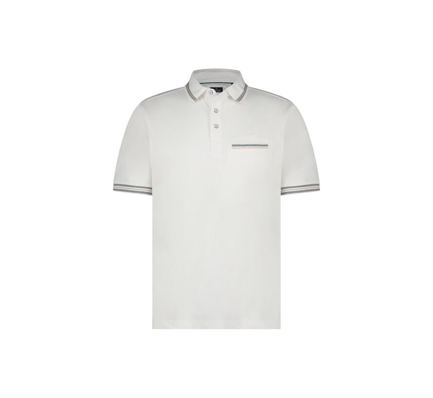 Polo Plain Pique White (99.3601 - 104)