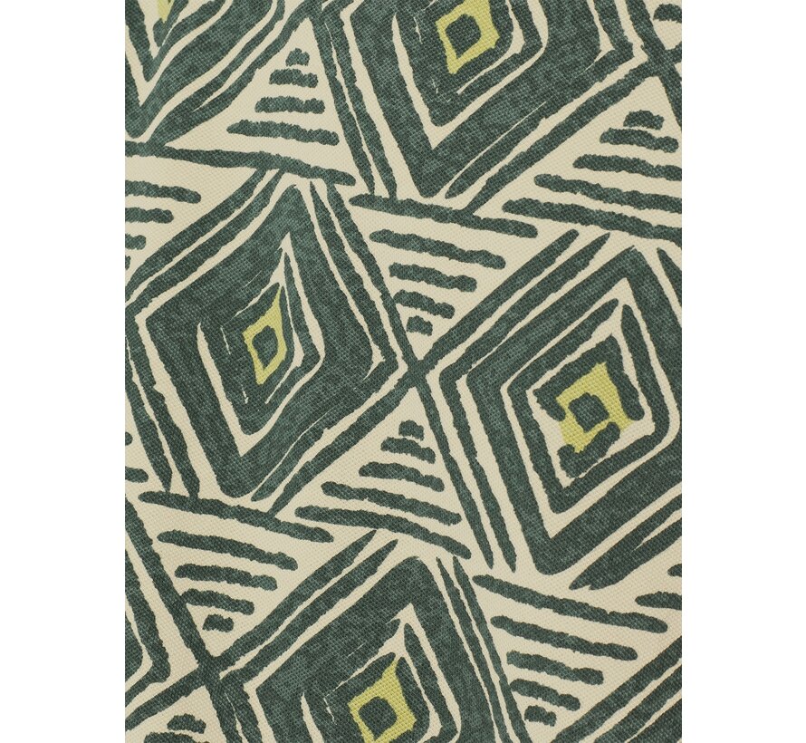 Polo Pique Allover Printed Stretch Cement (24370496 - 122)
