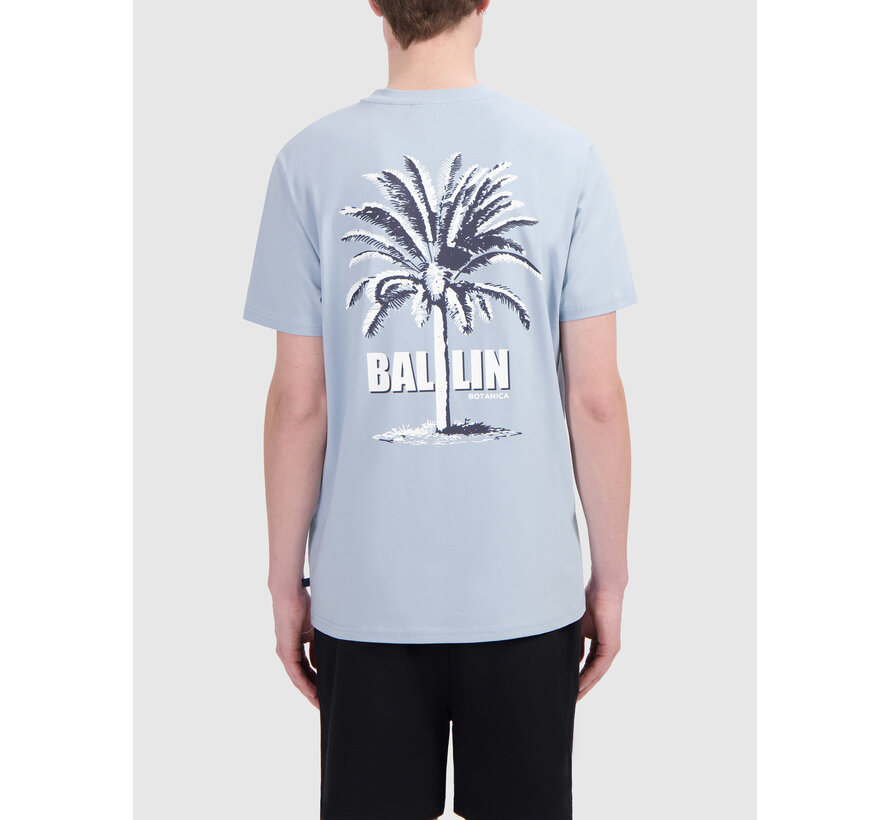 Dual-tone Palm T-shirt Blue Grey (25019101 - 93)