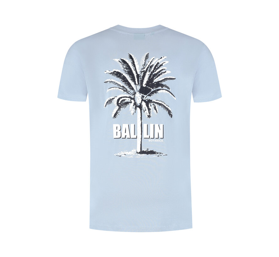 Dual-tone Palm T-shirt Blue Grey (25019101 - 93)