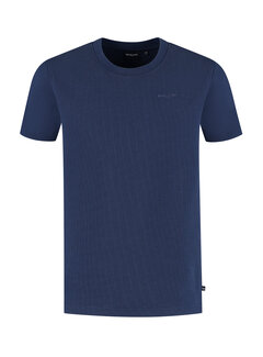 BALLIN' Waffle T-shirt Navy (25019117 - 07)