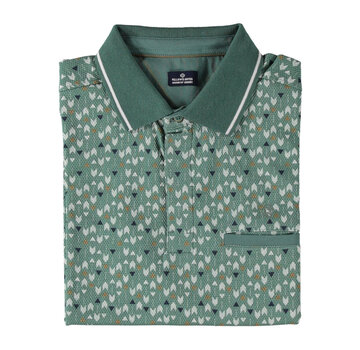 Fellows United Polo Waffle Arrow Design Mint Green (51.3607 - 175)