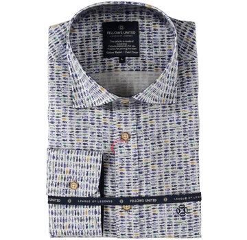 Fellows United Korte Mouw Overhemd Fishes Multicolor (51.6622 - 118)