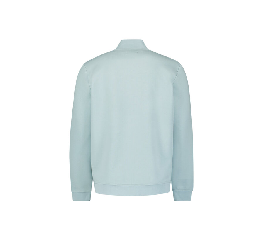 Sweater Full Zipper Pique Bomber Ice (27100106SN - 151)