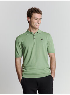 No Excess Pullover Short Sleeve Polo Button Solid Green (27210351 - 050)