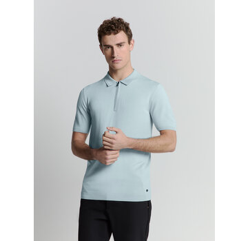 No Excess Pullover Short Sleeve Polo Zip Solid Ice (27210352 - 151)