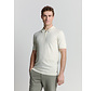Pullover Short Sleeve Polo Zip Solid Offwhite (27210352 - 011)