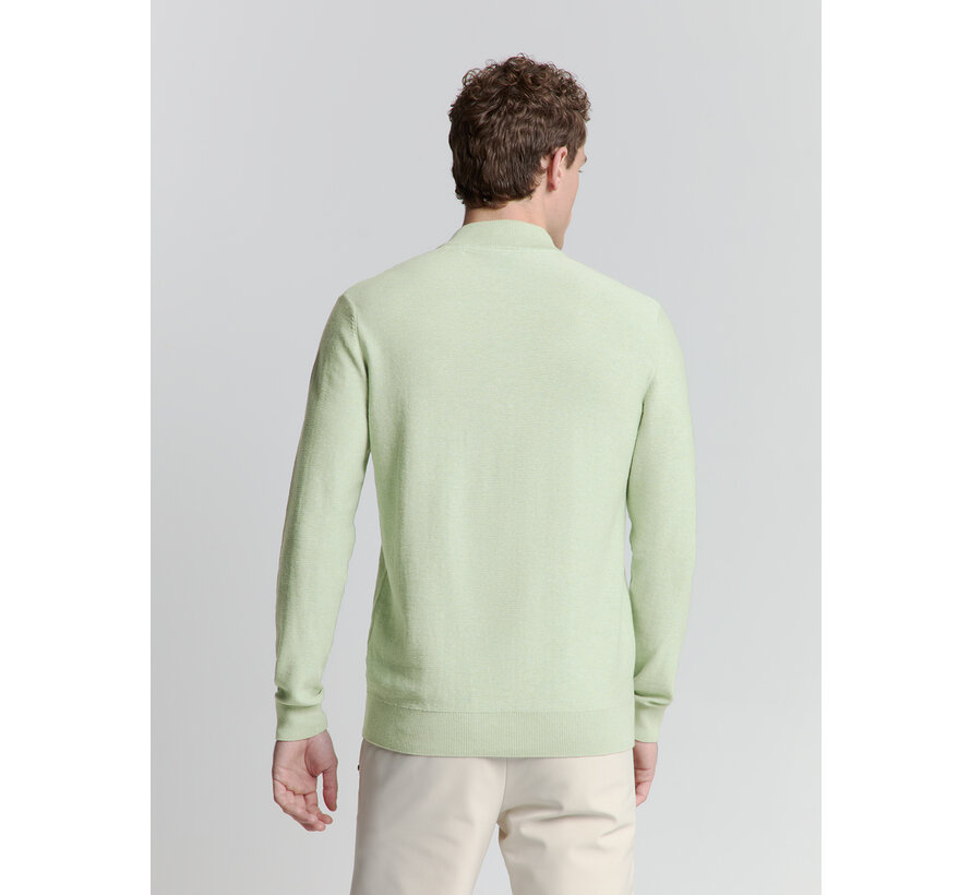 Pullover Half Zip Melange Mint (27230111 - 058)