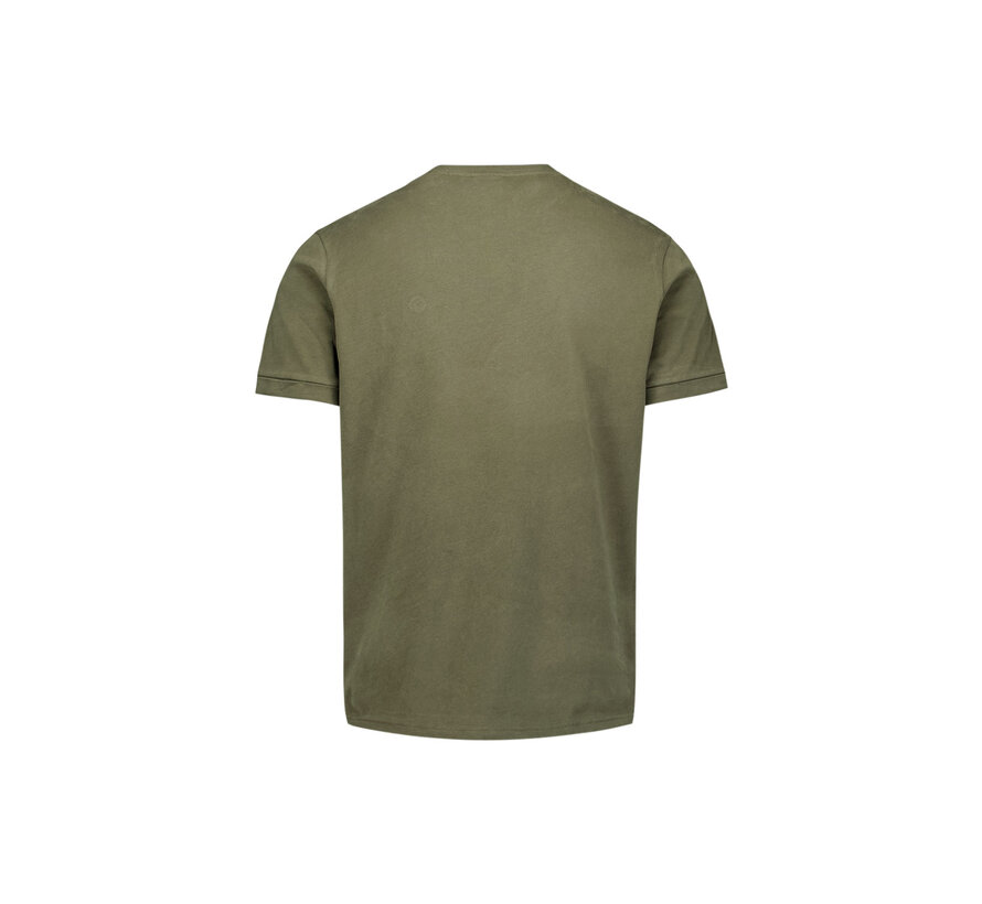 T-Shirt Crewneck Peached Dark Moss (27360375 - 186)