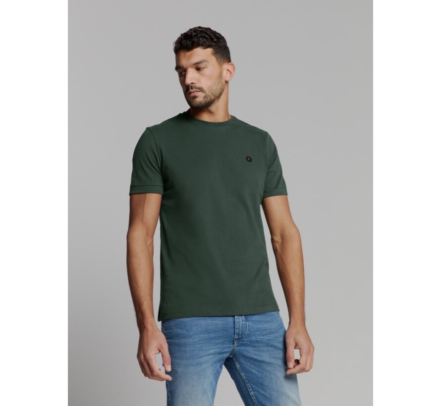 T-Shirt Crewneck Peached Dark Steel (27360375 - 124)