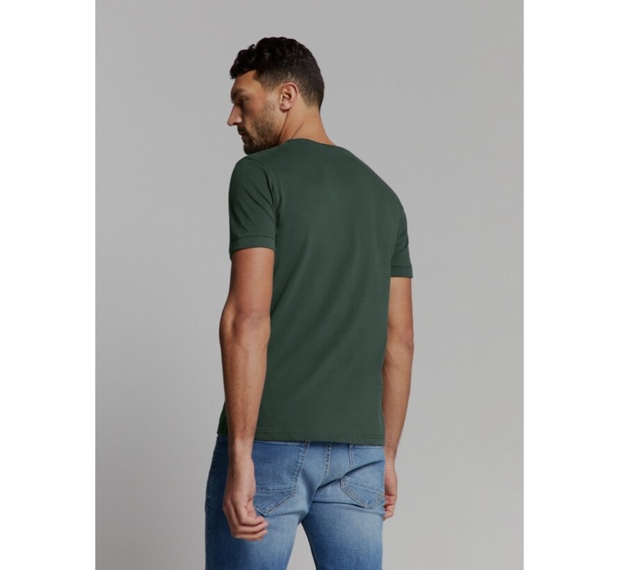 T-Shirt Crewneck Peached Dark Steel (27360375 - 124)