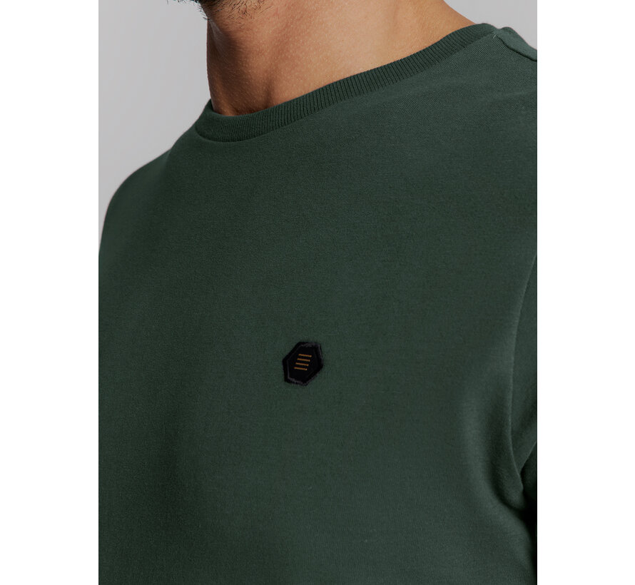 T-Shirt Crewneck Peached Dark Steel (27360375 - 124)