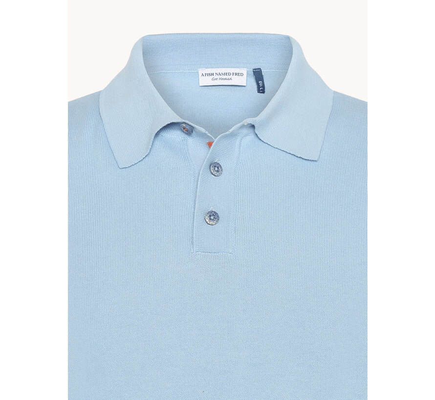 Polo knitted Light Blue (31.312.610)