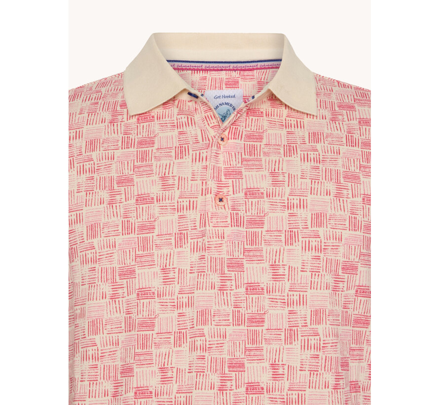 Polo watercolor stripes Bright Pink (31.308.426)