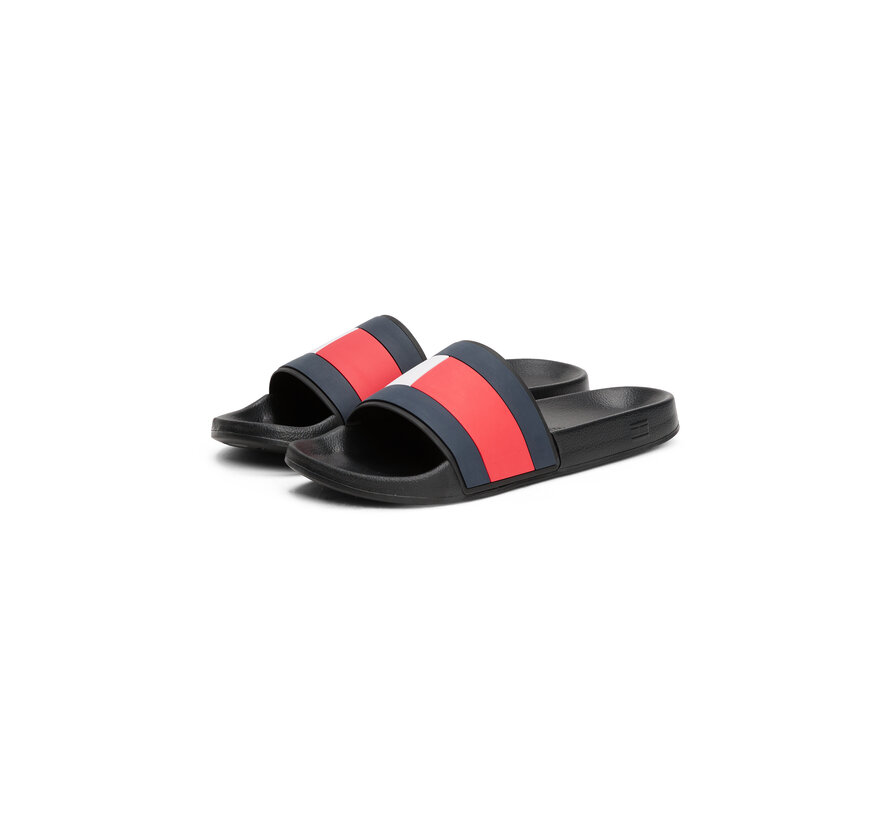 Slippers Rubber TH Flag Pool Slide Black (FM0FM04263 - BDS)