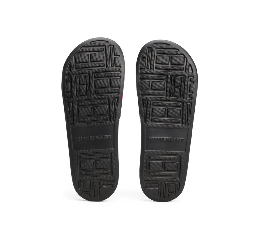 Slippers Rubber TH Flag Pool Slide Black (FM0FM04263 - BDS)